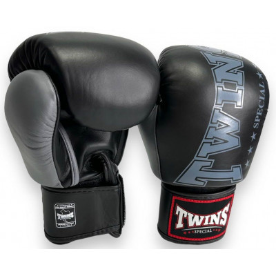 Боксерские перчатки TWINS Special BGVL3-2TA black gray 16 oz