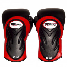 Боксерские перчатки Twins Special BGVL6 red black 10 oz Боксерские перчатки Twins Special BGVL6 red black 10 oz
