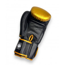 Боксерские перчатки Twins Special FBGV-TW4 Gold Black 16 oz
