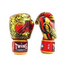 Боксерские перчатки Twins Special FBGVL3-52 Dragon red 16 oz