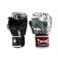 Боксерские перчатки Twins Special FBGVL3-52 Dragon black-silver 16 oz