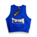 Женский Топ для тайского бокса Twins Special TSB-3 blue M Женский Топ для тайского бокса Twins Special TSB-3 blue M