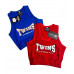 Женский Топ для тайского бокса Twins Special TSB-3 blue XL