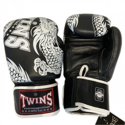 Боксерские перчатки TWINS Special FBGVL3-49 black white 16 oz