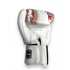 Боксерские перчатки TWINS Special FBGVL3-49 white brown 12 oz