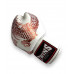 Боксерские перчатки TWINS Special FBGVL3-49 white brown 14 oz
