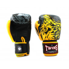 Боксерские перчатки Twins Special FBGVL50 yellow 14 oz