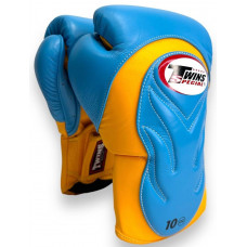 Боксерские ператки Twins Special BGVL6 yellow light blue 12 oz