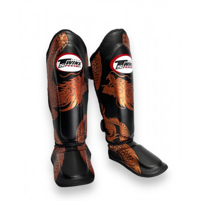 Защита голени Twins Special FSGL10-49 black brown - M
