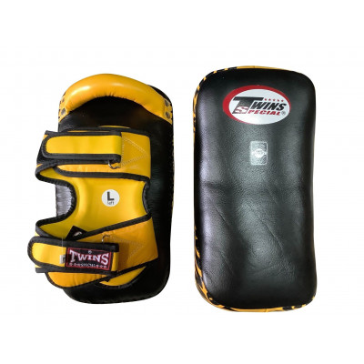 Пэды Twins Special KPL12 black-yellow - L