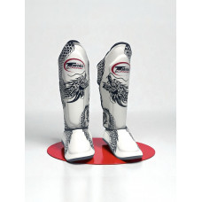 Защита голени Twins Special FSGL10-49 white black - L Защита голени Twins Special FSGL10-49 white black - L