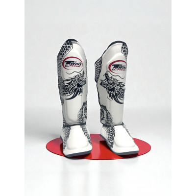 Защита голени Twins Special FSGL10-49 white black - L