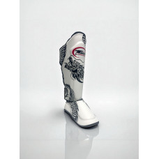 Защита голени Twins Special FSGL10-49 white black - L Защита голени Twins Special FSGL10-49 white black - L