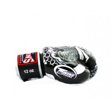 Боксерские перчатки Twins Special FBGVL3-52 Dragon black-silver 10 oz