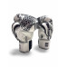 Боксерские перчатки Twins Special FBGV52 Dragon white silver 16 oz
