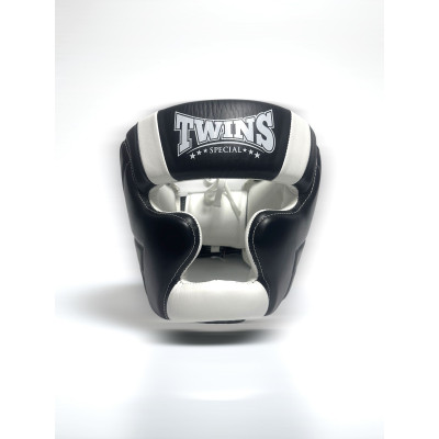 Шлем боксерский Twins Special HGL11 black white XL