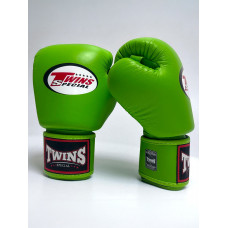 Боксерские перчатки Twins Special BGVL3 green neon 12 oz