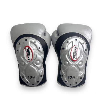 Боксерские перчатки Twins BGVL6 MK Silver 14 oz