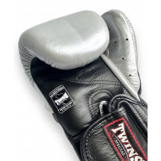Боксерские перчатки Twins BGVL6 MK Silver 16 oz