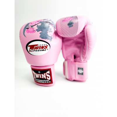 Боксерские перчатки Twins FBGVL3-13 pink 10 oz