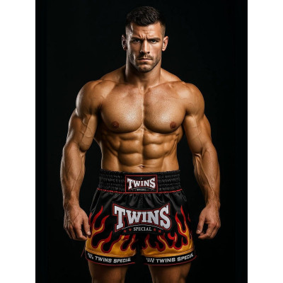 Шорты для бокса Twins Special TBS Flame L