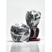 Боксерские перчатки TWINS FBGVL3-49 white black 10 oz