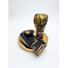 Боксерские перчатки TWINS FBGVL3-49 black gold 10 oz