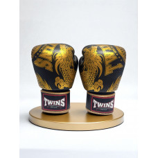 Боксерские перчатки TWINS FBGVL3-49 black gold 16 oz