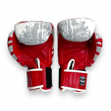 Боксёрские перчатки FBGVL3-TW5 white red 12 oz Боксёрские перчатки FBGVL3-TW5 white red 12 oz