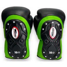 Боксерские перчатки Twins Special BGVL6 MK green black 14 oz Боксерские перчатки Twins Special BGVL6 MK green black 14 oz