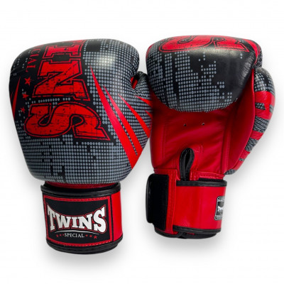 Боксёрские перчатки FBGVL3-TW5 black red 16 oz