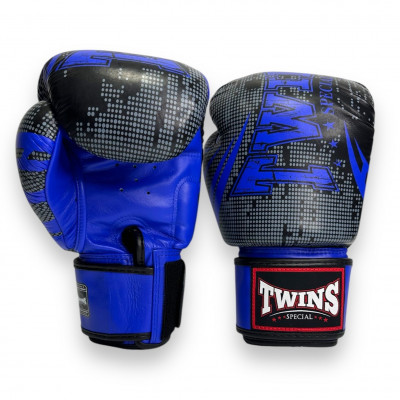 Боксёрские перчатки FBGVL3-TW5 black blue 14 oz