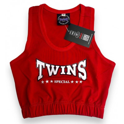 Женский Топ для тайского бокса Twins Special TSB-3 red S