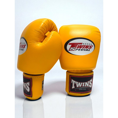 Боксерские перчатки Twins Special BGVL3 yellow 10 oz